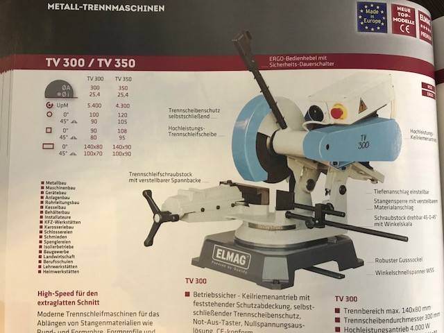 Fierastrau cu disc pentru aluminiu TA 400