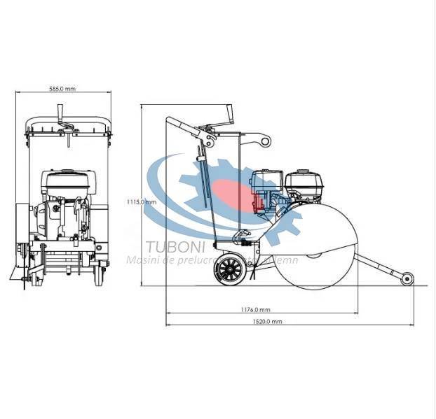 Masina de taiat asfalt FSB-503